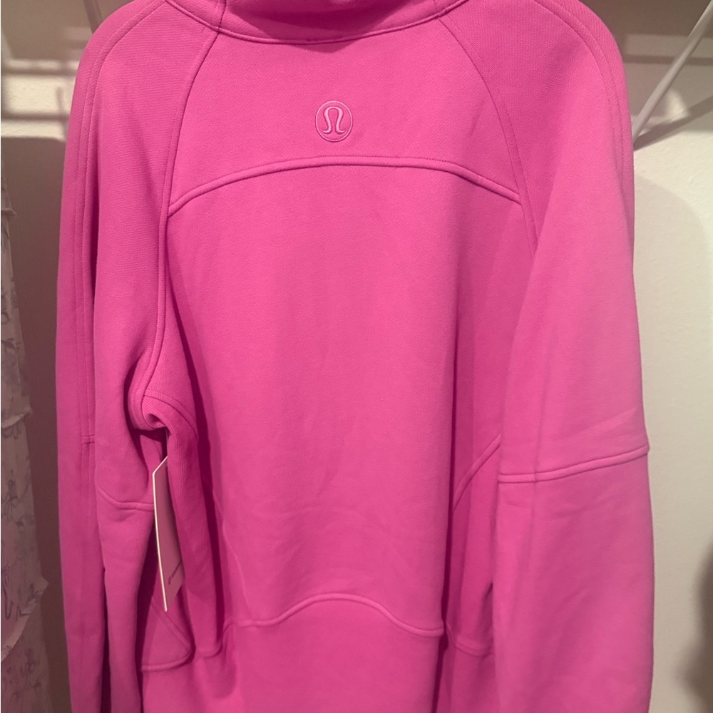Lululemon scuba oversized funnel neck half zip new with tags size m/l women’s! - Picture 3 of 5